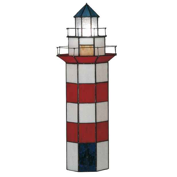 Lampa Tiffany Maják - 21*56 cm 2x E14 / max 25w Clayre & Eef