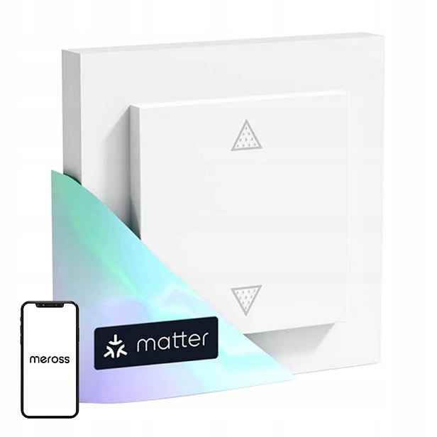 Meross Inteligentní přepínač WiFi rolet 2,4 GHz MRS105MA-EU Matter
