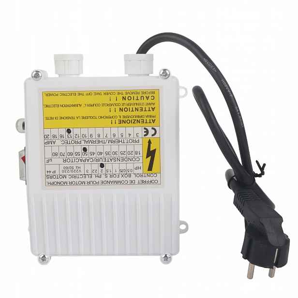 Ovládací Skříňka Ponorného Čerpadla 1500 W 220 V