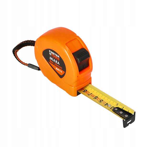 Faster Tools Svinovací metr 8 m x 25 mm, 5 ks