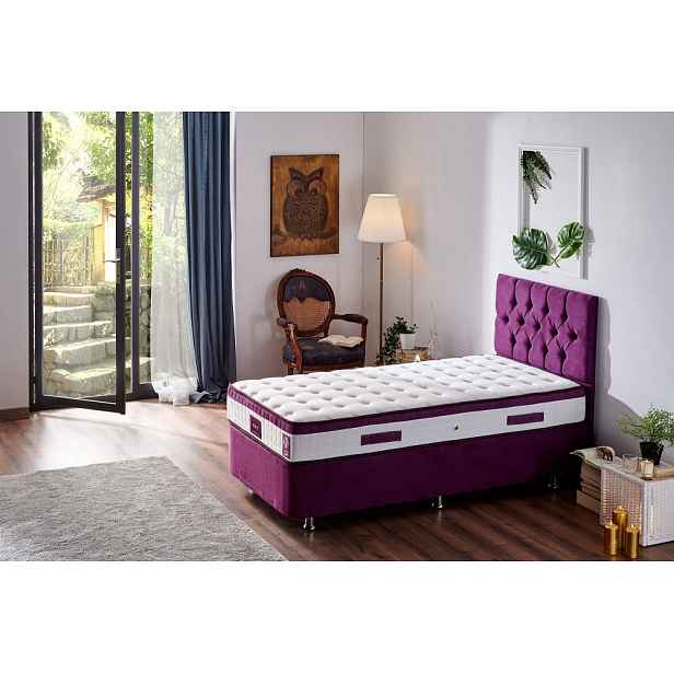 Mattress Violet 90x200 cm Single Size Middle Firm Mattress