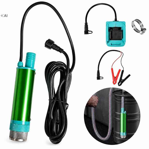 Pro Makita 18V Akku Pompka Pumpa Na Vypouštění Paliva Oleje Vody 24V