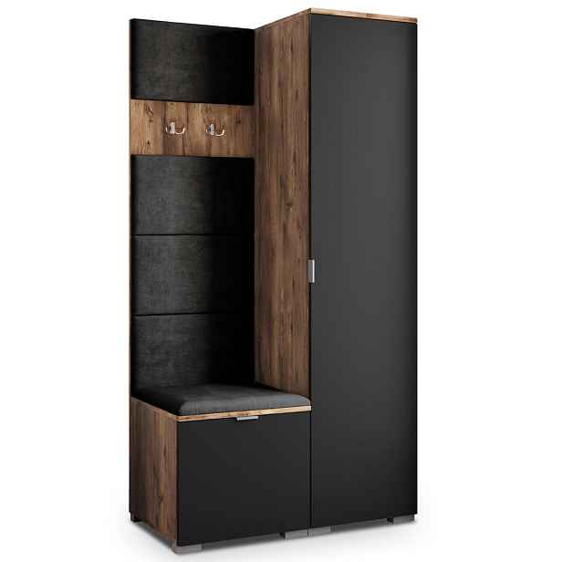 MASSENO MODERNÍ PŘEDSÍŇOVÁ SKŘÍŇ LORI, 95/181/51 cm, dekor dub