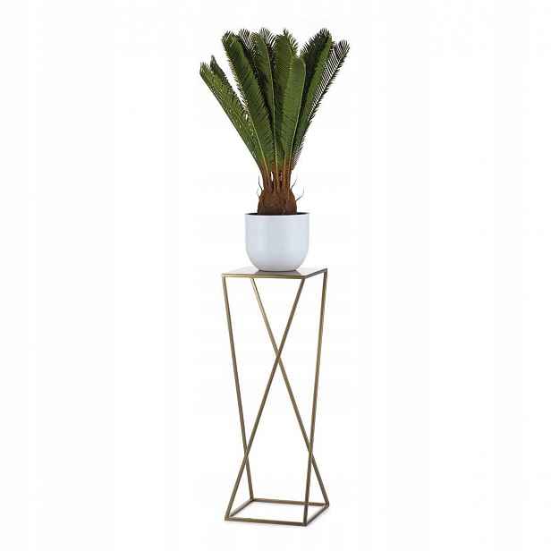 Moderní stojanový květináč 70 cm Zlatý stojan Loft