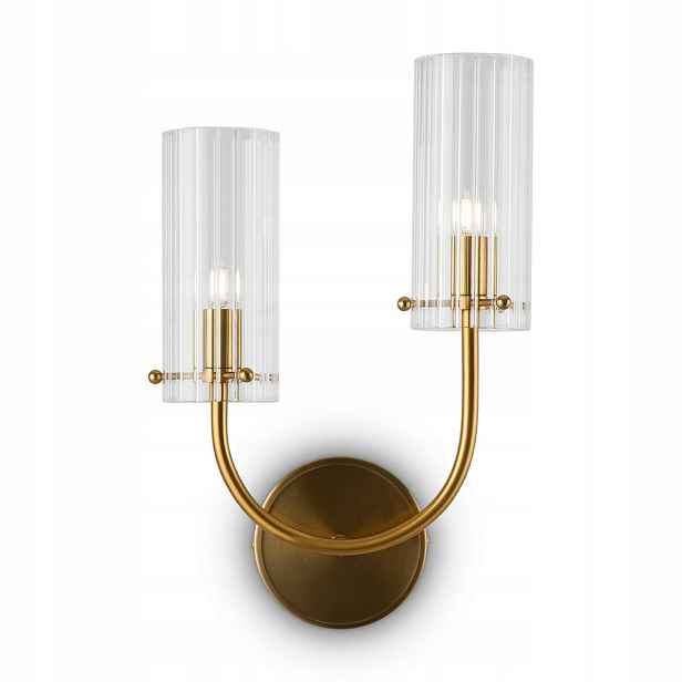 Nástěnná lampa glamour křišťál 2xG9 mosazná Arco Maytoni