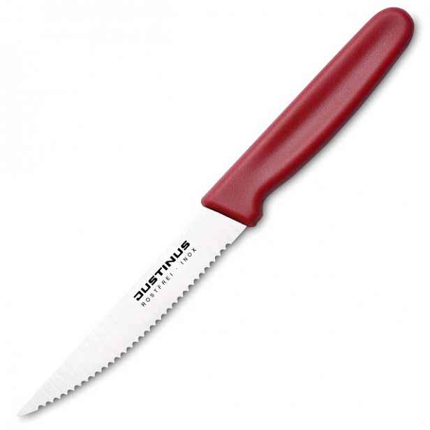 Nůž na steak FineCut 11 cm, červený