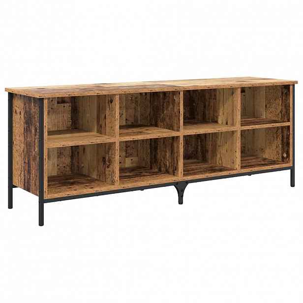vidaXL Skříň na obuv 131 x 35 x 50 cm Konstrukční dřevo a železo