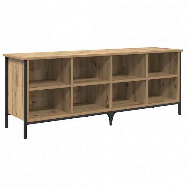 vidaXL Skříň na obuv 131 x 35 x 50 cm Konstrukční dřevo a železo