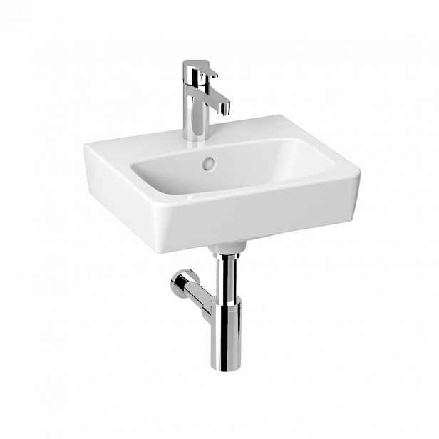 Nábytkové umývátko Jika Lyra Plus Viva 40x34 cm otvor pro baterii uprostřed H8153800001041