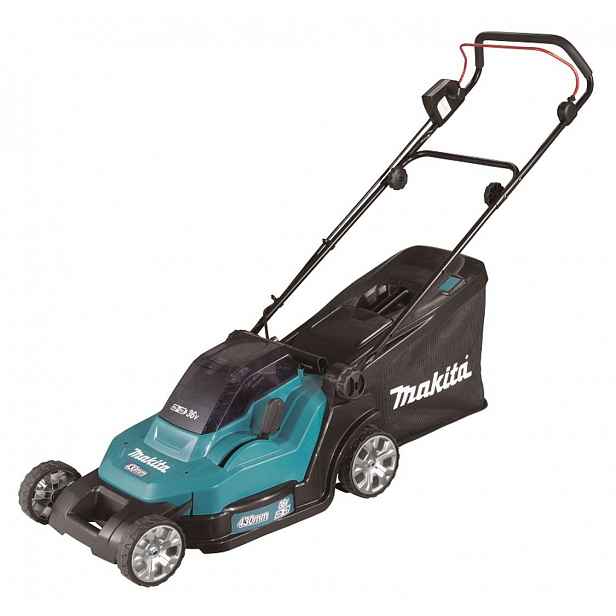 Makita - 18V AKU sekačka na trávu, záběr 43 cm, 2x aku Li-ion LXT 5,0 Ah, nabíječka DLM432CT2