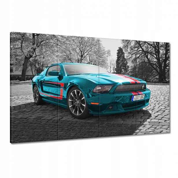 Obrazy 120x80 Tyrkysový Mustang Usa