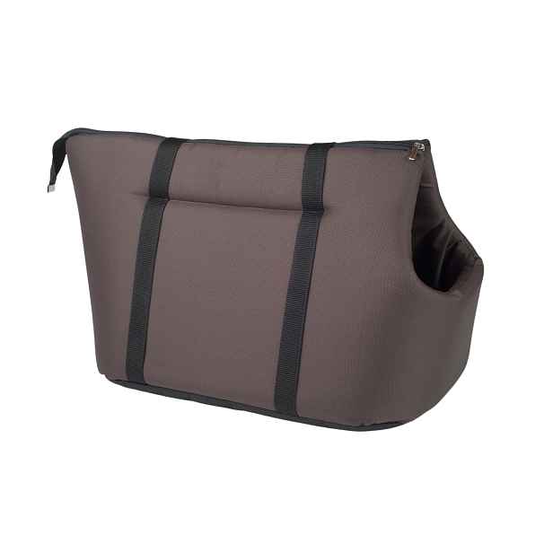 Přepravní taška pro psy BASIK hnědá velikost S, L Rozměr: L - 42x26x30 cm