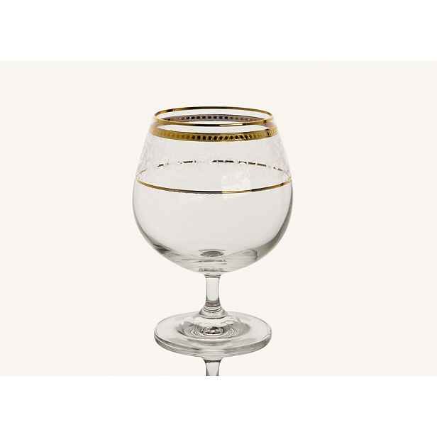 Sklenička na koňak 300 ml (6 Ks)Dolce Vita Gold jako dárek ke Dni matek, otců