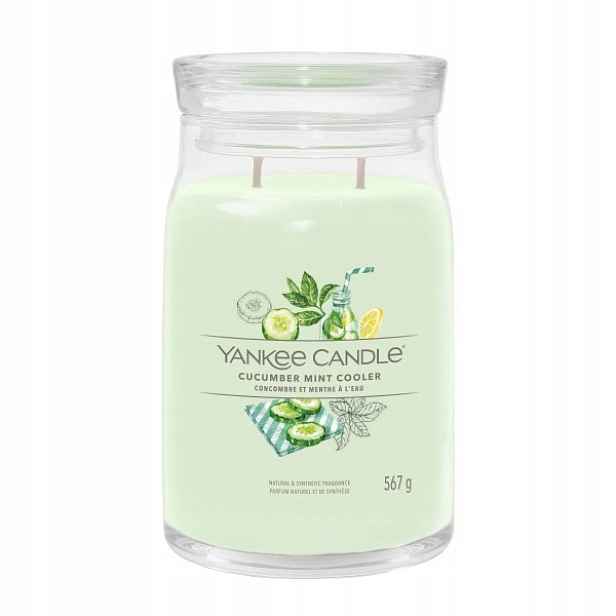 Sójová vonná svíčka Cucumber Mint Cooler Yankee Candle 1 ks