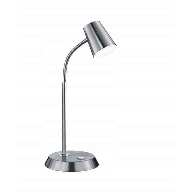 Stolní lampa Led nikl Narcos stříbrná Trio