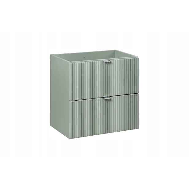 Szafka pod umywalkę 60cm 2 szuflady Line Reed Green