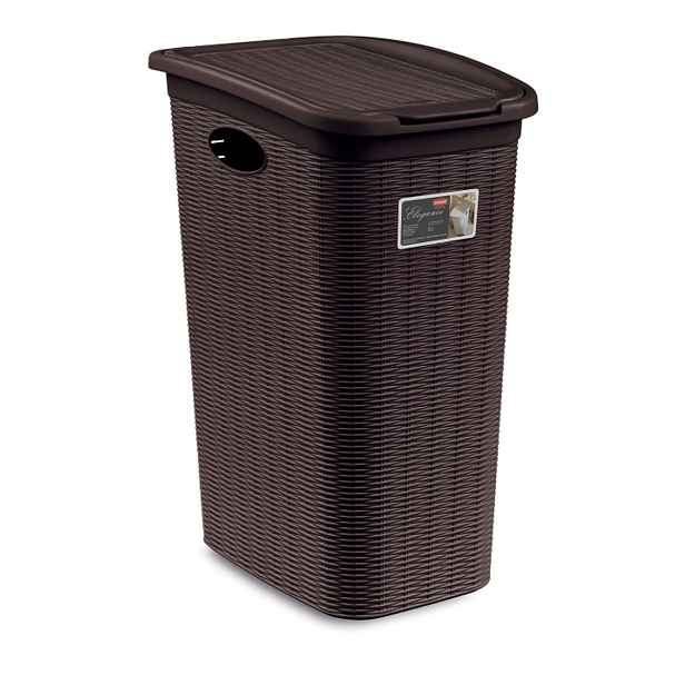 STEFANPLAST Koš na prádlo Elegance 36 l, hnědý