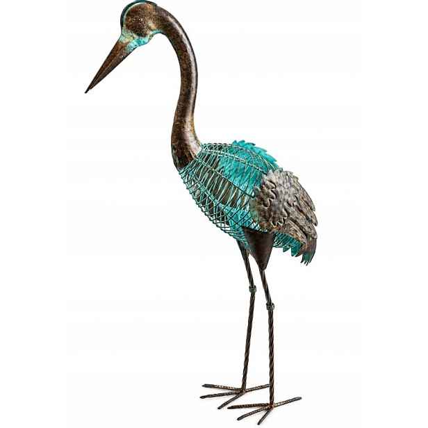 Terasová Zahradní Figurka Kovová Čapka 90 cm