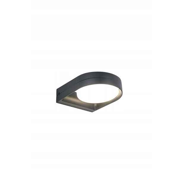 Lutec Fasádní lampa Fele Venkovní nástěnné svítidlo Led 14W Antracit IP54