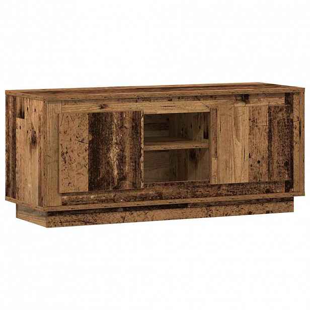 vidaXL Televizní skříň 102 x 35 x 45 cm Staré dřevo Kompozitní dřevo