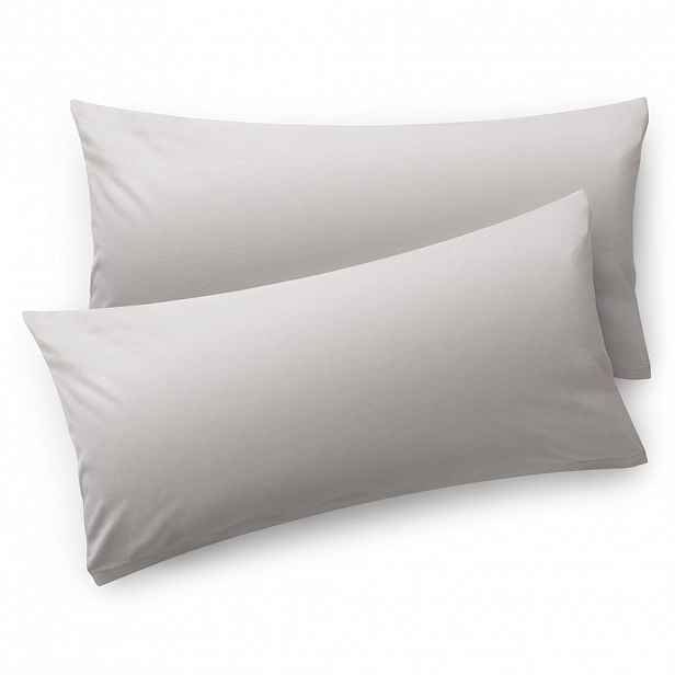 Blumtal POVLAK na polštář Agneta 40/60 cm, sada 2 ks, 100% bavlna, Světle šedá