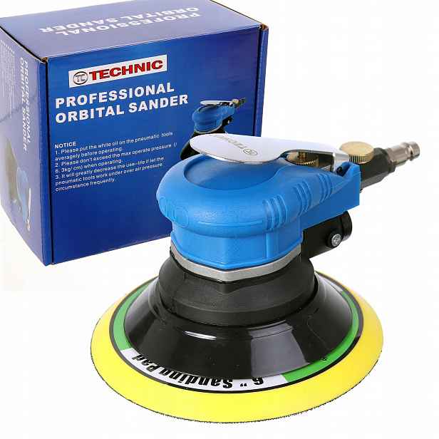Pneumatická excentrická bruska Kotouč 150 mm Rzep Zdvih 5 mm
