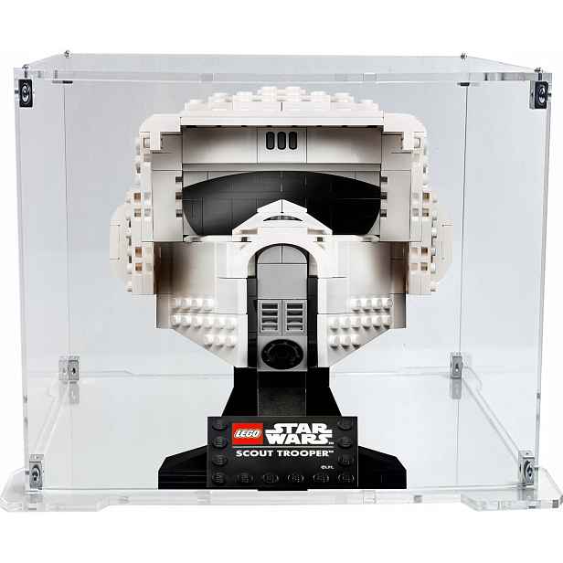 Vitrína s podstavcem Drewlandia pro sadu Lego 75305 Helma stormtrooperů