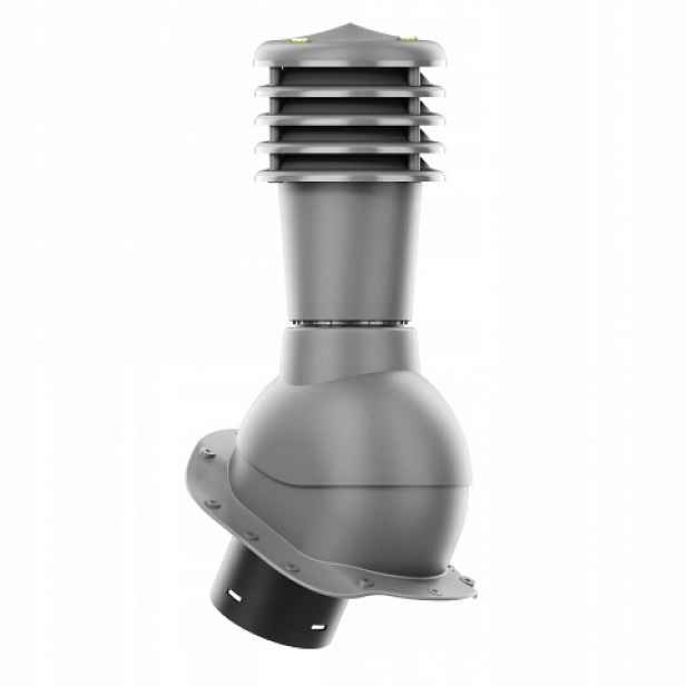Větrací komín Smartline profil B fi 125 mm, nezateplený grafit