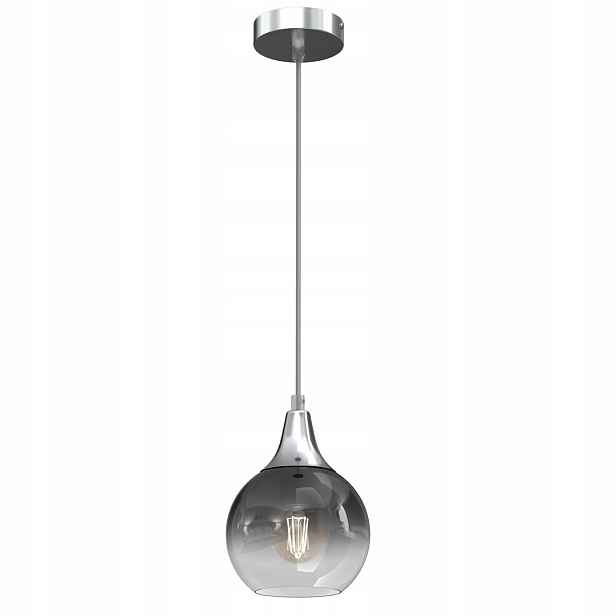 Závěsná lampa Monte Silver fi 150 1xE27