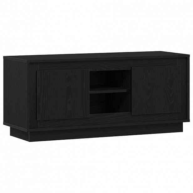 vidaXL Televizní skříň 102 x 35 x 45 cm Černý dub Kompozitní dřevo