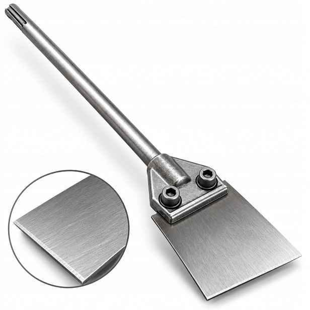 Dláto Sds Max 400x100 MM Široké Ploché Elastické Pro Betonu Dlaždic