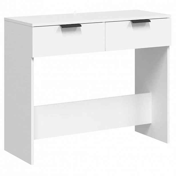 vidaXL Konzolový stolek bílý 90 x 36 x 75 cm kompozitní dřevo