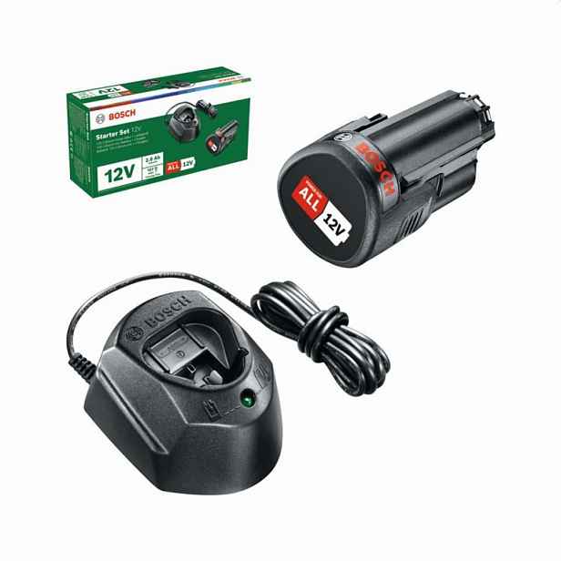 Bosch - Sada 1A nabíječky a 1x aku 12 V Li-Ion 1,5 Ah 1600A01L3D