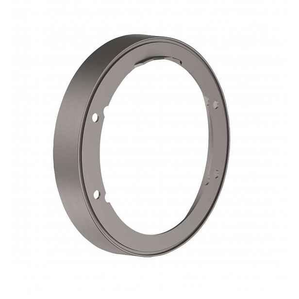 Hansgrohe - Prodlužovací rozeta průměr 150 mm, kartáčovaný černý chrom 13597340