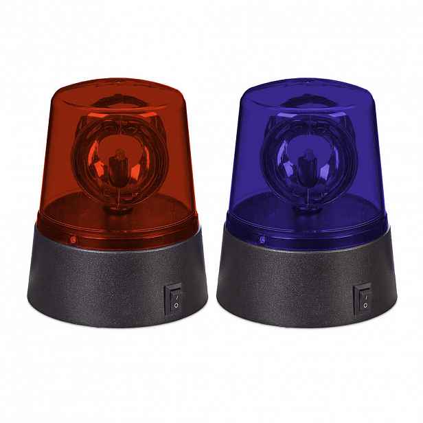 Relaxdays MAJÁK Červená 2ks-Set LED