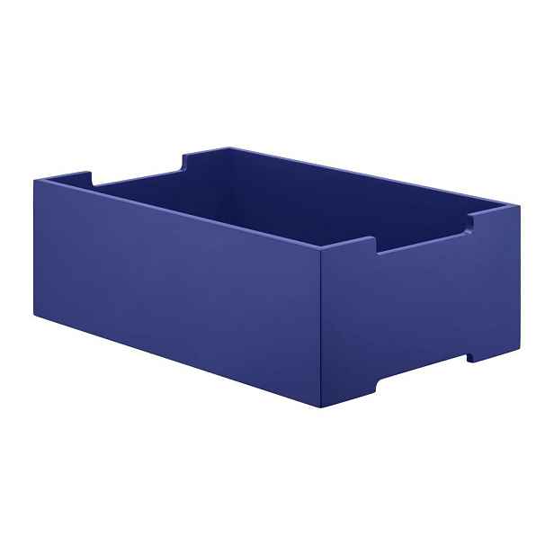 Modrý úložný box 25x39x14 cm Kasane M – Blomus