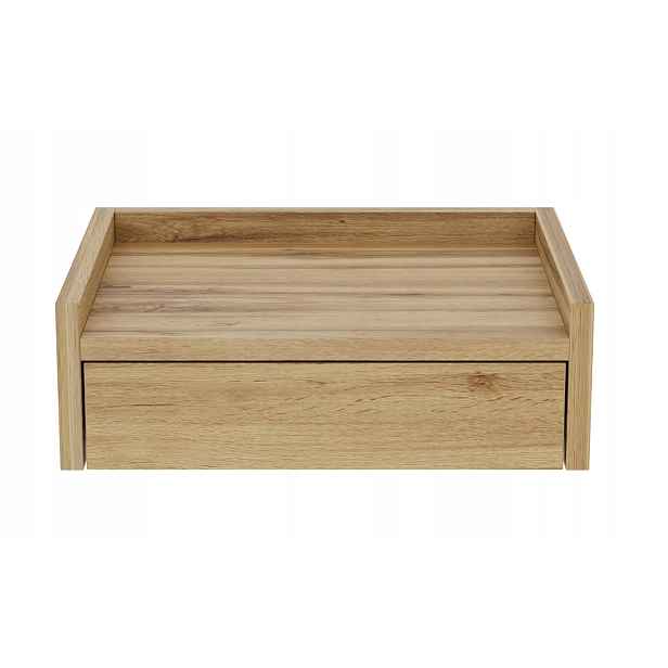 Noční stolek závěsný Nuvia 45 dub wotan nástěnná závěsná skříňka 45x35