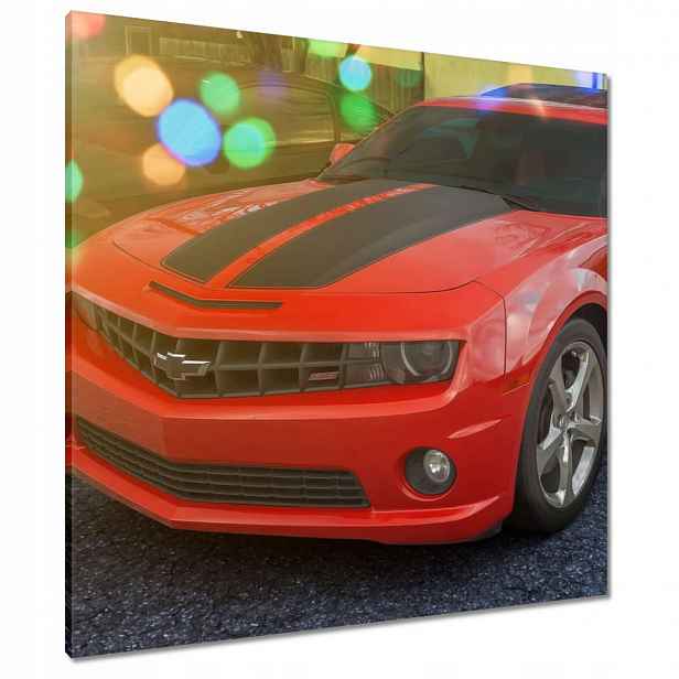 Obrazy 80x80 Chevy Camaro Ss Červené