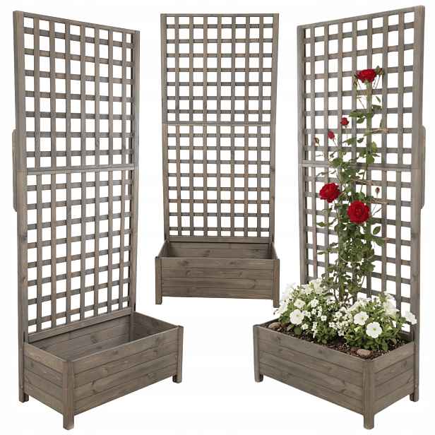Pergola dřevěný vysoký květináč truhlík na květiny 190x80x40 Eko
