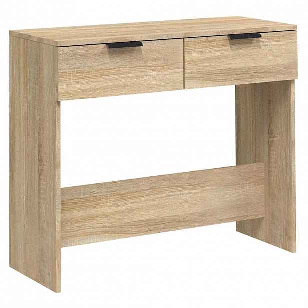 vidaXL Konzolový stolek dub sonoma 90 x 36 x 75 cm kompozitní dřevo