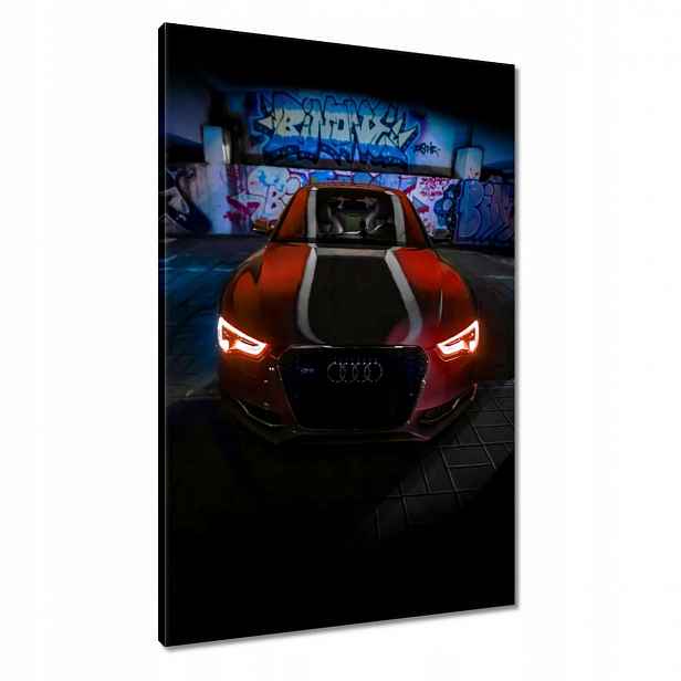 Obrazy 60x90 Červená Audica Audi