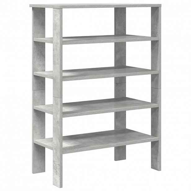 vidaXL Botník betonově šedý 61x32x87,5 cm kompozitní dřevo