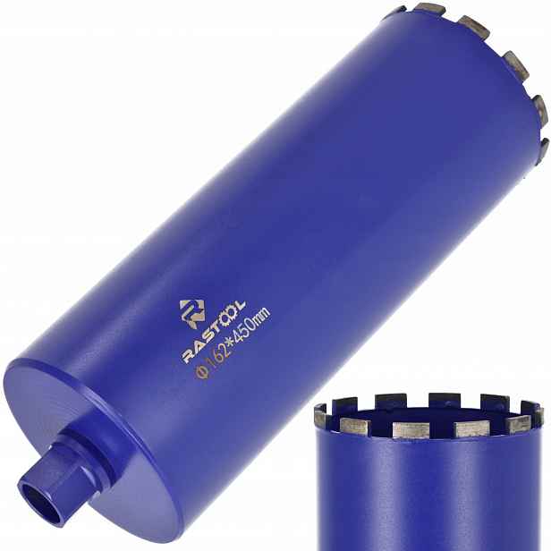 Vrták Do Betonu 162x450MM Vrtačka Korunkový Vrták Kvalita