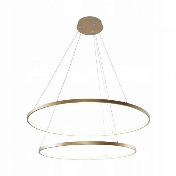 Závěsná lampa Stropní Svítidlo Převis Zlatá Led 60W 3200lm 3000K Cct Breno Zuma Line