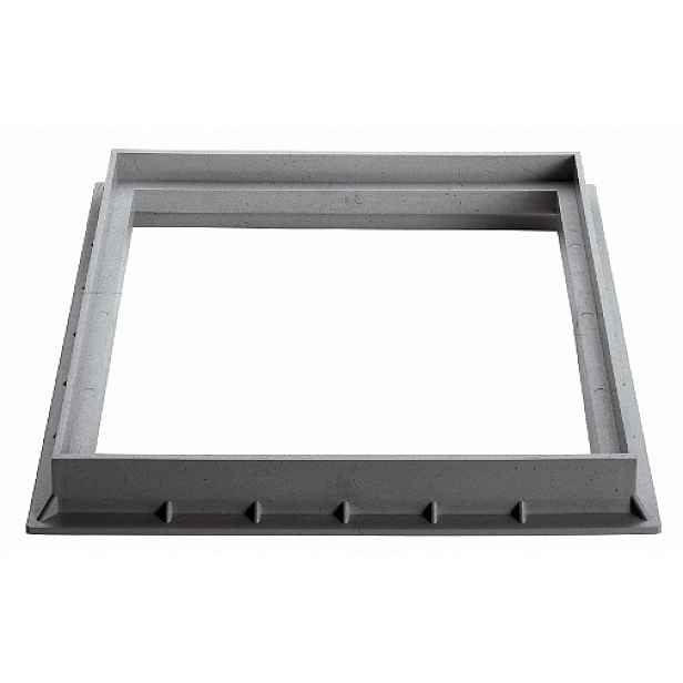 Mondial Rám z PP 400X400mm pro samostatné uložení kanalizačního poklopu nebo kanalizační mříže