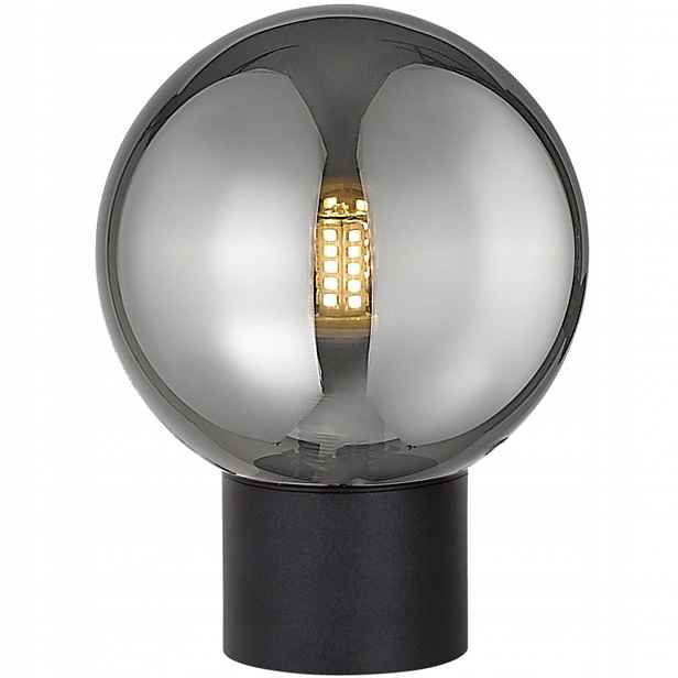 noční stolní lampa černá kulatá koule do ložnice pro kontakt Arcturus XX