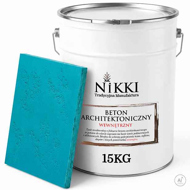 Dekorativní architektonický beton vnitřní 10 m2 15 kg, tmavý tyrkysový