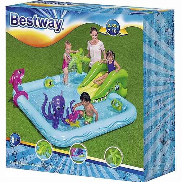 BestWay Nafukovací Dětské hřiště Akvárium 53052