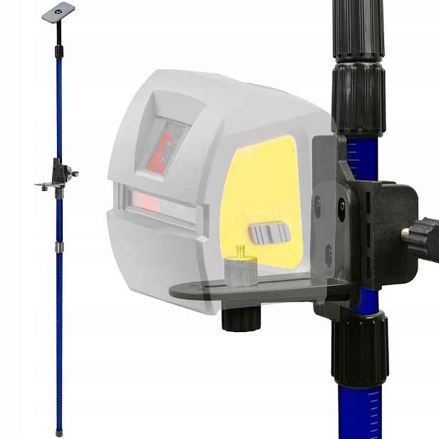 Rozpěrná tyč na stativ pro lasery 126-320 cm Geko