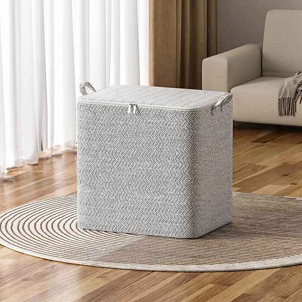 TEMU Extra velké skladovací boxy s velkou kapacitou, skládací stěhovací tašky s víky pro jarní skladování, domácí stěhovací balicí tašky a úložné